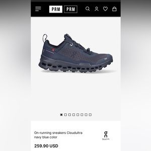 On-running sneakers Cloudultra
navy blue color

On-running